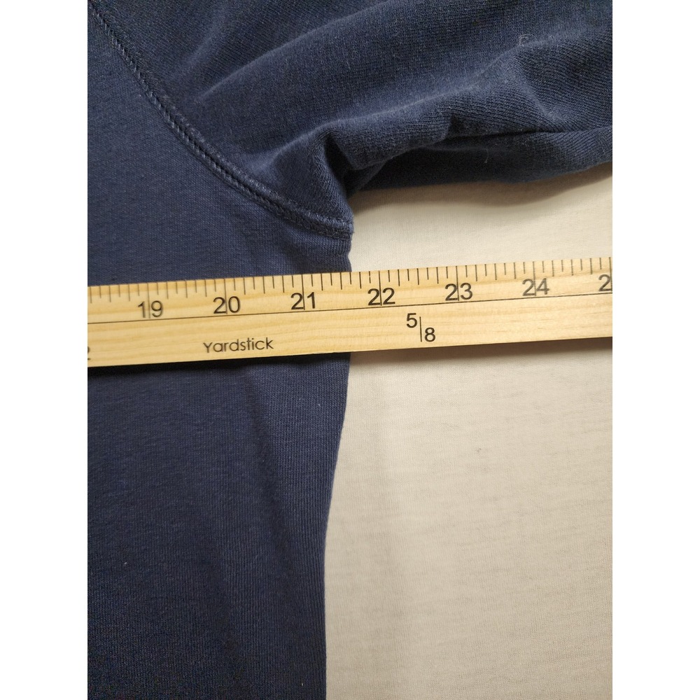 Nestle Nesquik Hoodie Mens M Keep on Chuggin Quicky Bunny Y2K Retro Navy Blue - Picture 6 of 11
